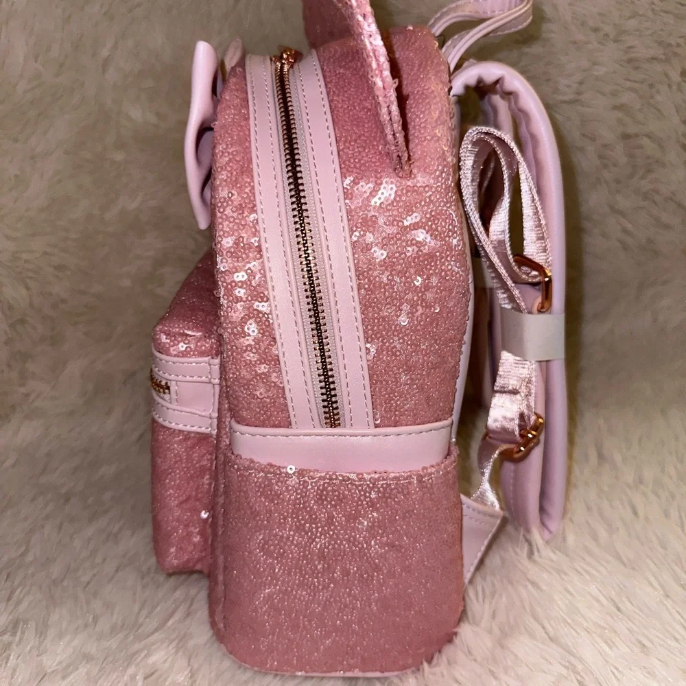 Loungefly bag sparkling pink